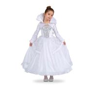 My Other Me Déguisement de princesse pour fille blanche avec robe et détails brillants taille 10-12 ans. Parfait pour faire de la magie lors de n'importe quel événement réel