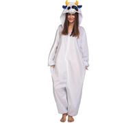 My Other Me Déguisement de vache unisexe avec combinaison à capuche blanche pour enfant unisexe taille 10-12 ans. Parfait pour une soirée pyjama amusante et originale