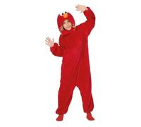 My Other Me - Déguisement d'Elmo unisexe rouge avec costume et bonnet taille 5-6 ans. Surprenez tout le monde avec ce adorable personnage de votre enfance !