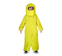 My Other Me Déguisement d'équipage spatial unisexe en jaune avec costume avec poches et fermeture éclair et casque spatial taille 10-12 ans. Idéal pour explorer des mondes inconnus
