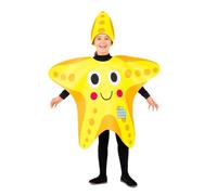 My Other Me Déguisement d'étoile de mer unisexe pour enfant jaune avec bonnet et robe taille 10-12 ans. Brille dans l'océan de plaisir lors de votre prochaine fête