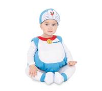 My Other Me Déguisement Doraemon bleu et blanc pour bébé unisexe avec bonnet, robe, queue et chaussons taille 7-12 mois. Découvrez le plaisir d'un monde animé