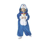 My Other Me - Déguisement Doraemon unisexe avec combinaison à capuche bleue et blanche, taille 3-4 ans, découvrez l'avenir avec chaque méchanceté