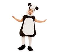 My Other Me Déguisement panda noir et blanc pour enfant avec bonnet, robe et chaussons unisexe taille 5-6 ans. Vous conquérez les cœurs avec votre tendresse et votre charme !