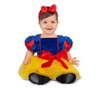 My Other Me Déguisement pour bébé de Blanche-Neige Robe jaune et bleue avec bandeau et nœud, idéal pour une fête de conte de fées, taille 12-24 mois