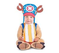 My Other Me Déguisement pour bébé de Chopper avec bonnet, combinaison et couvre-bottes en bleu et orange, taille 7-12 mois. La touche parfaite pour les fêtes animalières et fantaisie
