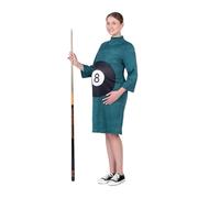 My Other Me Déguisement pour femme enceinte avec motif boule de billard vert taille M. Impressionnez votre prochaine fête avec un style unique et amusant.
