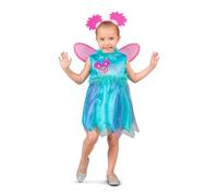 My Other Me Déguisement pour fille Abby Cadabby bleu et rose avec robe, ailes et serre-tête, taille 5-7 ans. Inspirez la magie et le plaisir à chaque pas