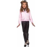 My Other Me Déguisement pour fille des années 50 rose avec chemise, veste et coiffe taille 10-12 ans. Parfait pour revivre le charme rétro d'une période inoubliable à n'importe quelle fête à thème
