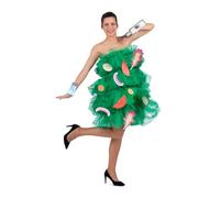 My Other Me Déguisement salade unisexe pour adulte, taille unique. Comprend une robe en tulle vert avec des ingrédients cousus et des bracelets avec salière et huilier. Un look appétissant.