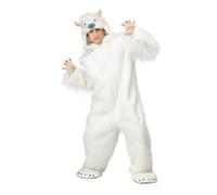 My Other Me Déguisement Yeti blanc pour adulte avec combinaison à capuche. Taille ML Surprenez tout le monde avec votre esprit montagnard féroce et énigmatique.