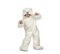 My Other Me Déguisement Yéti pour enfant avec combinaison à capuche blanche, unisexe, taille 7-9 ans. Réveillez la magie des montagnes enneigées.