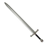 My Other Me - Épée de guerrier unisexe adulte grise de 111 cm avec bouton en forme de tête de loup. Un complément épique pour les batailles fantastiques ou les reconstitutions historiques