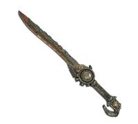 My Other Me - Épée Steampunk unisexe pour adulte marron 83 x 13 cm. Un accessoire rétro futuriste qui ajoutera une touche unique à votre tenue d'époque ou cosplay