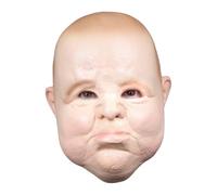 My Other Me - Masque unisexe adulte bébé pleureur avec visage de Puchero beige. Un complément amusant pour donner une touche comique à votre caractérisation