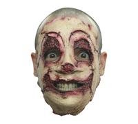 My Other Me - Masque unisexe adulte de clown tueur beige et rouge. Un accessoire choquant pour provoquer des frissons lors de toute fête d'horreur