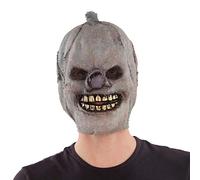 My Other Me - Masque unisexe adulte de monstre en sac gris. Une touche inquiétante qui ajoutera du mystère et de la terreur à votre caractérisation