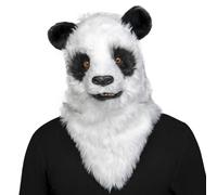 My Other Me - Masque unisexe adulte Panda noir et blanc. Ajoutez une touche amusante et tendre à vos célébrations à thème