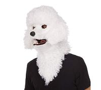 My Other Me - Masque unisexe adulte pour chien caniche blanc. Un accessoire amusant pour ajouter une touche originale à n'importe quelle fête costumée
