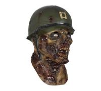 My Other Me Masque unisexe pour adulte Captain Zombie marron et vert. Un accessoire effrayant pour vos fêtes d'Halloween