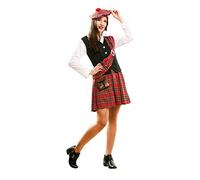 My Other Me Me-202160 Déguisement d'Écossaise pour femme, échecs, rouge, M-L (Viving Costumes 202160)