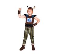 Déguisement De Crogar De Zak Sotrm Avec Casque Avec Perruque Pour Garçon (Taille 5-6a) Multicolore