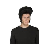 My Other Me Perruque Elvis pour homme adulte avec dentelle noire de 115 g - Ajoute une touche rétro et charismatique à votre style lors de toute fête à thème