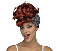 My Other Me Perruque Pink Lady années 1950 pour femme, rouge, 175 g. Apporte un style rétro plein d'énergie pour compléter n'importe quel look d'époque ou fête à thème