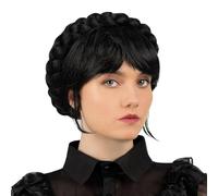 My Other Me Perruque tressée pour femme noire avec un poids de 220 g. Une touche sombre et énigmatique pour compléter votre caractérisation