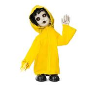 My Other Me - Poupée avec imperméable jaune avec lumière 60 x 20 x 85 cm avec 3 piles AA incluses. Un détail inquiétant qui donnera un air sinistre à votre décoration d'Halloween