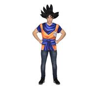 My Other Me - T-shirt Goku pour homme adulte en bleu et orange avec t-shirt imprimé taille M. Libérez votre pouvoir intérieur et surprenez tout le monde à la fête