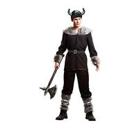 My Other Me Viving Costumes Déguisement de viking sauvage pour homme S Noir