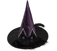 My Other Me Witch Hat with Eyes and Cat Tail