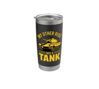 My Other Ride Was A Tank Army Veteran Gobelet isotherme en acier inoxydable double paroi