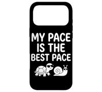 My Pace is The Best Pace Escargot Tortue Slow Unhurried Living Coque pour iPhone 17 Pro Max