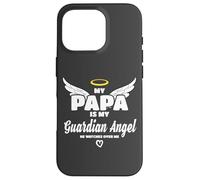 My Papa is My Guardian Angel He Watches Over Me in Memory Coque pour iPhone 16 Pro