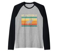 My Passion is Horses Design équestre rétro Manche Raglan