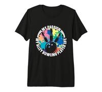 My Passion My Alley Balle de Bowling T-Shirt Haut de Gamme