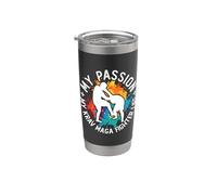 My Passion My Passion My Israeli Martial Arts Combat Krav Maga Fighter Gobelet isotherme en acier inoxydable double paroi