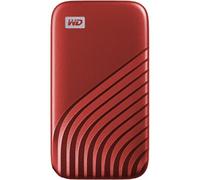 Western Digital Disque SSD externe My Passport SSD 1 To, USB-C, 1050/1000 Mo/s, Rouge
