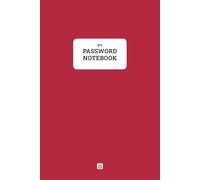 My Password Notebook - Notebook to store personal access and login data, with practical templates and index