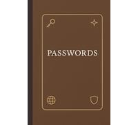 My Passwords: Password Keeper:Internet Password Logbook : Keep track of: usernames, passwords, web addresses