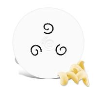 MY PASTA - Lilie Giglio Rigato - Matrices à disques pour machine à pâtes | Disque à pâtes Advance pour machine, compatible avec la machine à pâtes Philips série 7000