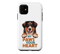 My Paws Your Heart Chien Lover propriétaire d'animal Coque pour iPhone 11