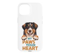 My Paws Your Heart Chien Lover propriétaire d'animal Coque pour iPhone 15