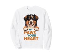 My Paws Your Heart Chien Lover propriétaire d'animal Sweatshirt