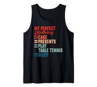 My Perfect Birthday Cake Presents Sleep Play Table Tennis Débardeur