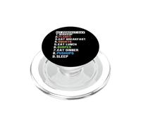 My Perfect Day Planks Squats Burpes Pushups Gains d'entraînement PopSockets PopGrip pour MagSafe