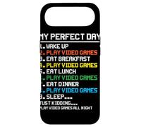 My Perfect Day Wake Up Play Jeux vidéo Eat Breakfast Play V Coque pour iPhone Air