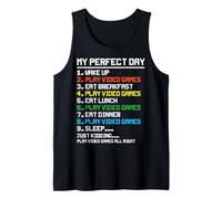 My Perfect Day Wake Up Play Jeux vidéo Eat Breakfast Play V Débardeur